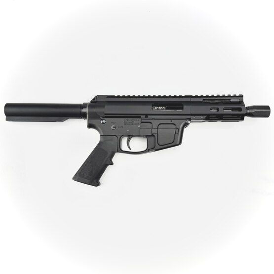 Foxtrot Mike Products Interceptor VFM 9mm AR Pistol does not have a stock